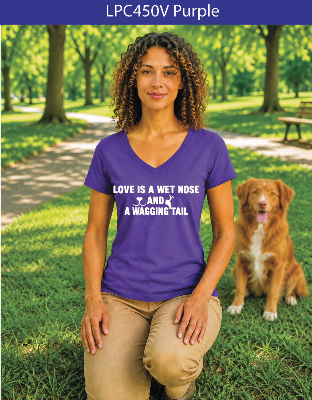 317V Love is a wet nose and wagging tail