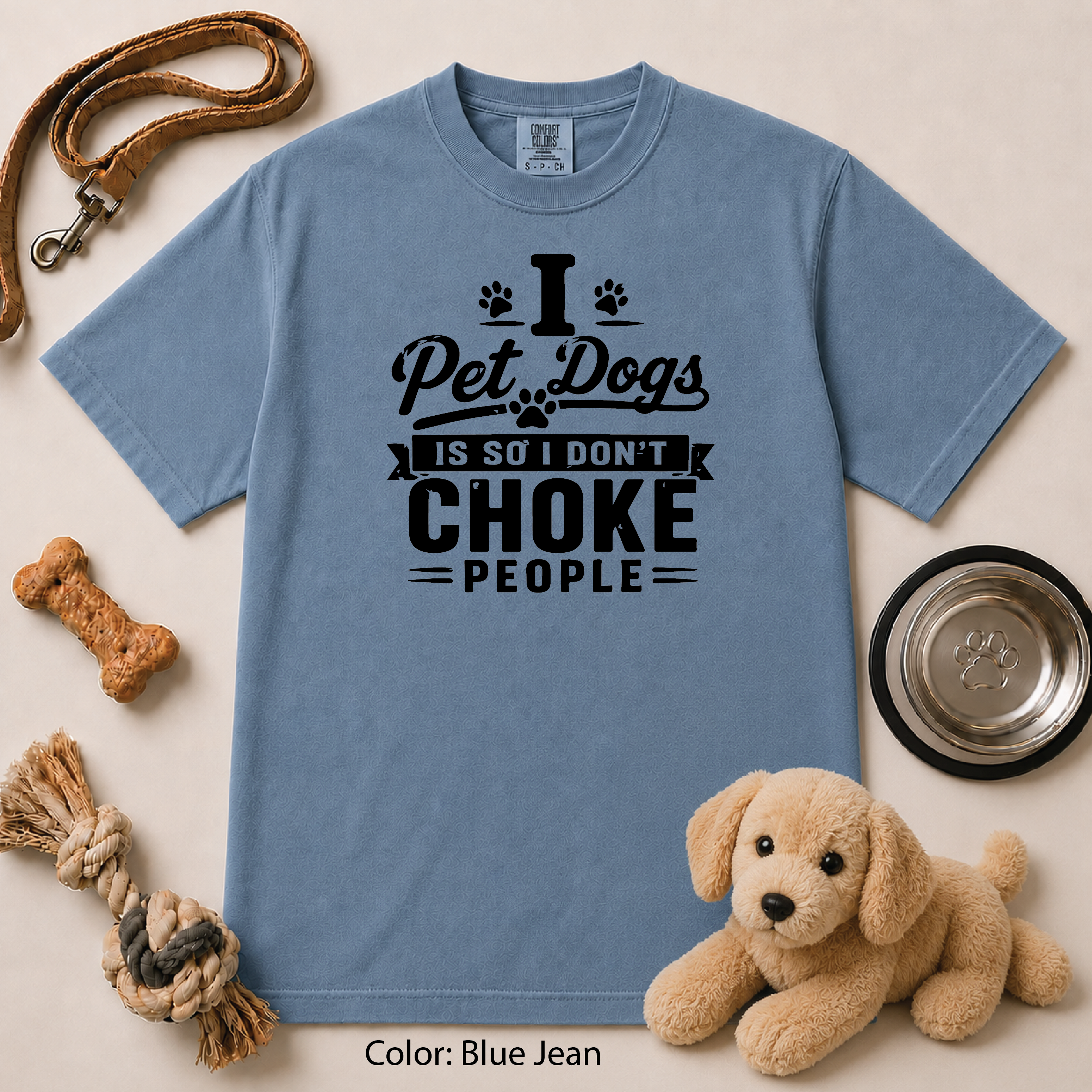 119 I pet Dogs Sp I Don't Choke People