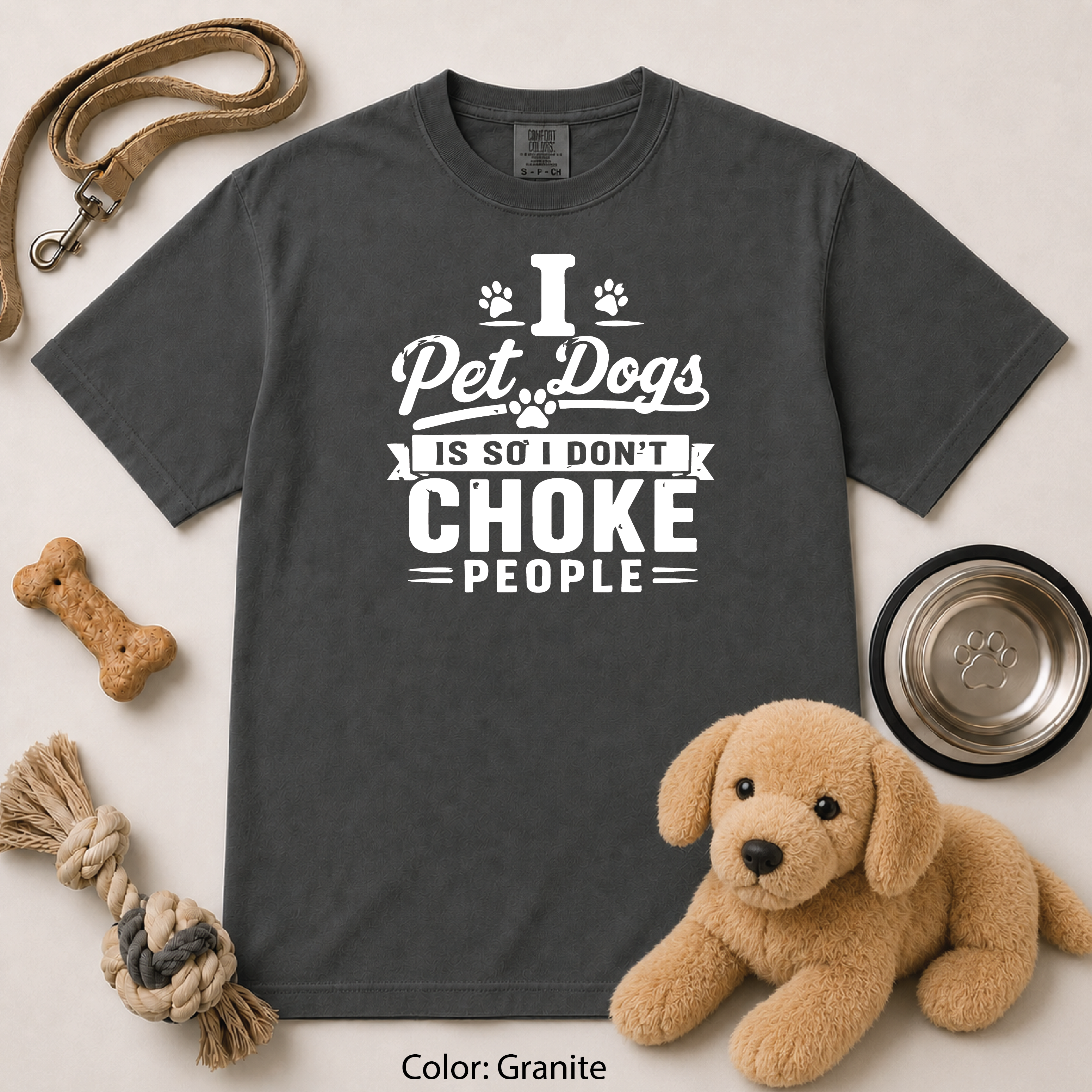 119 I pet Dogs Sp I Don't Choke People