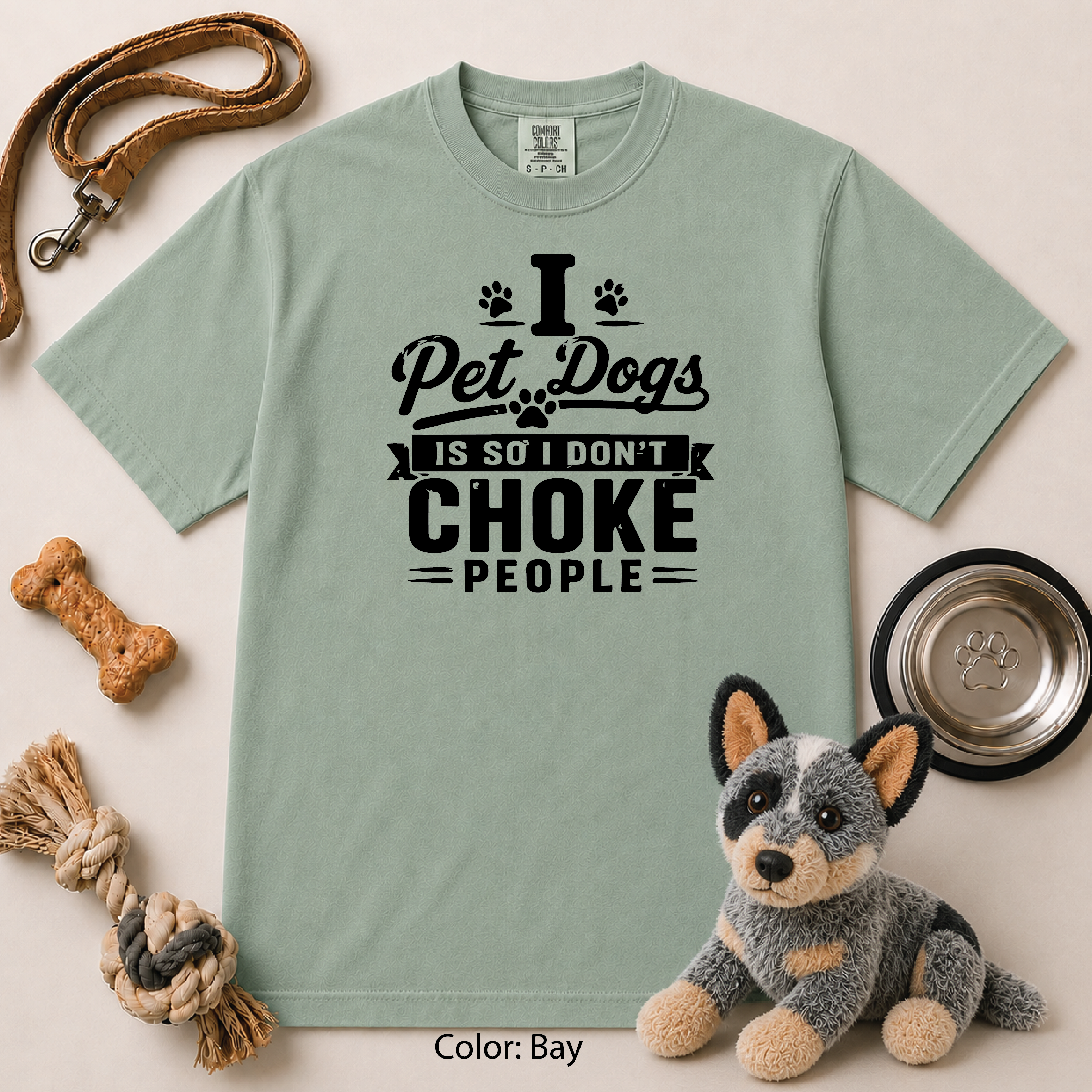 119 I pet Dogs Sp I Don't Choke People