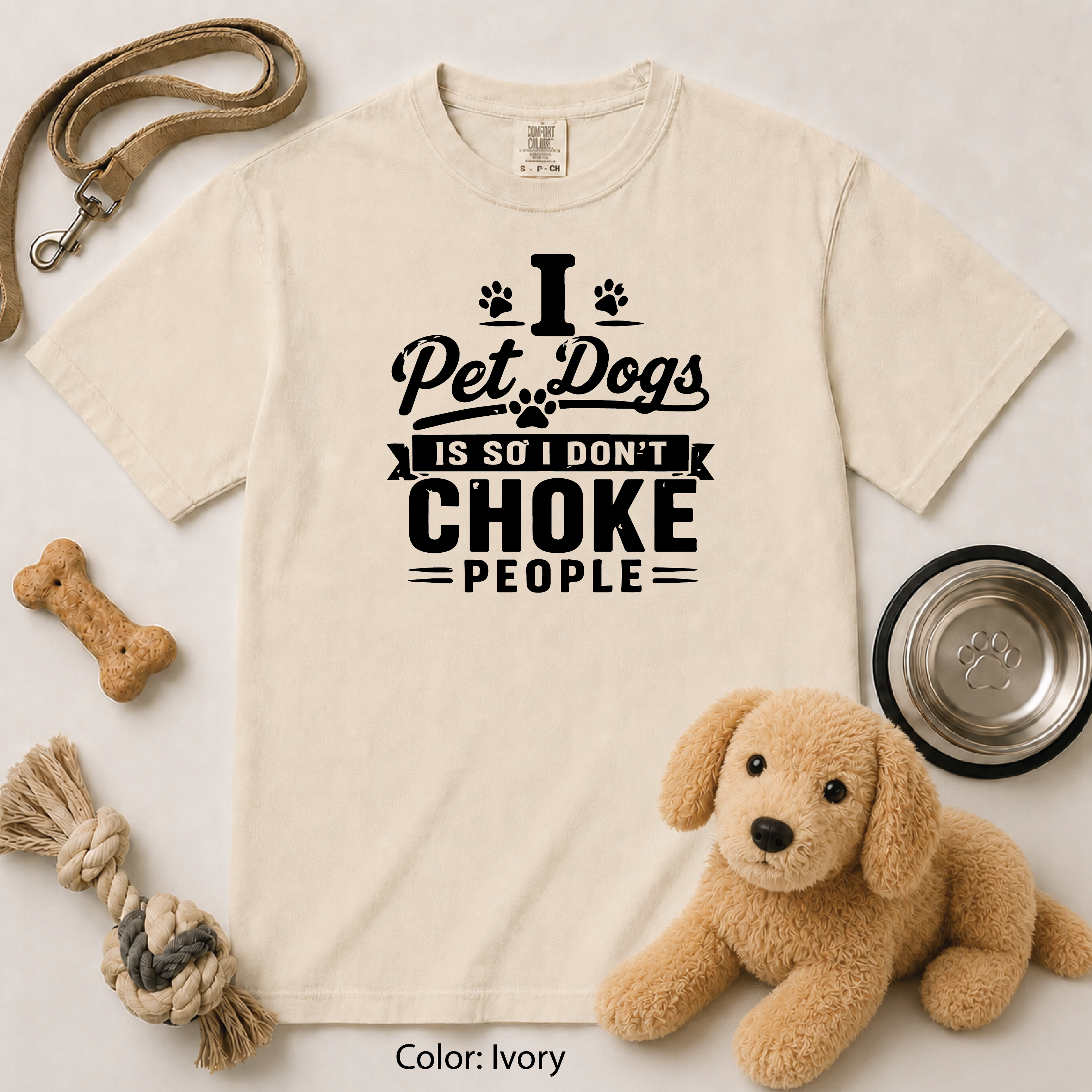 119 I pet Dogs Sp I Don't Choke People