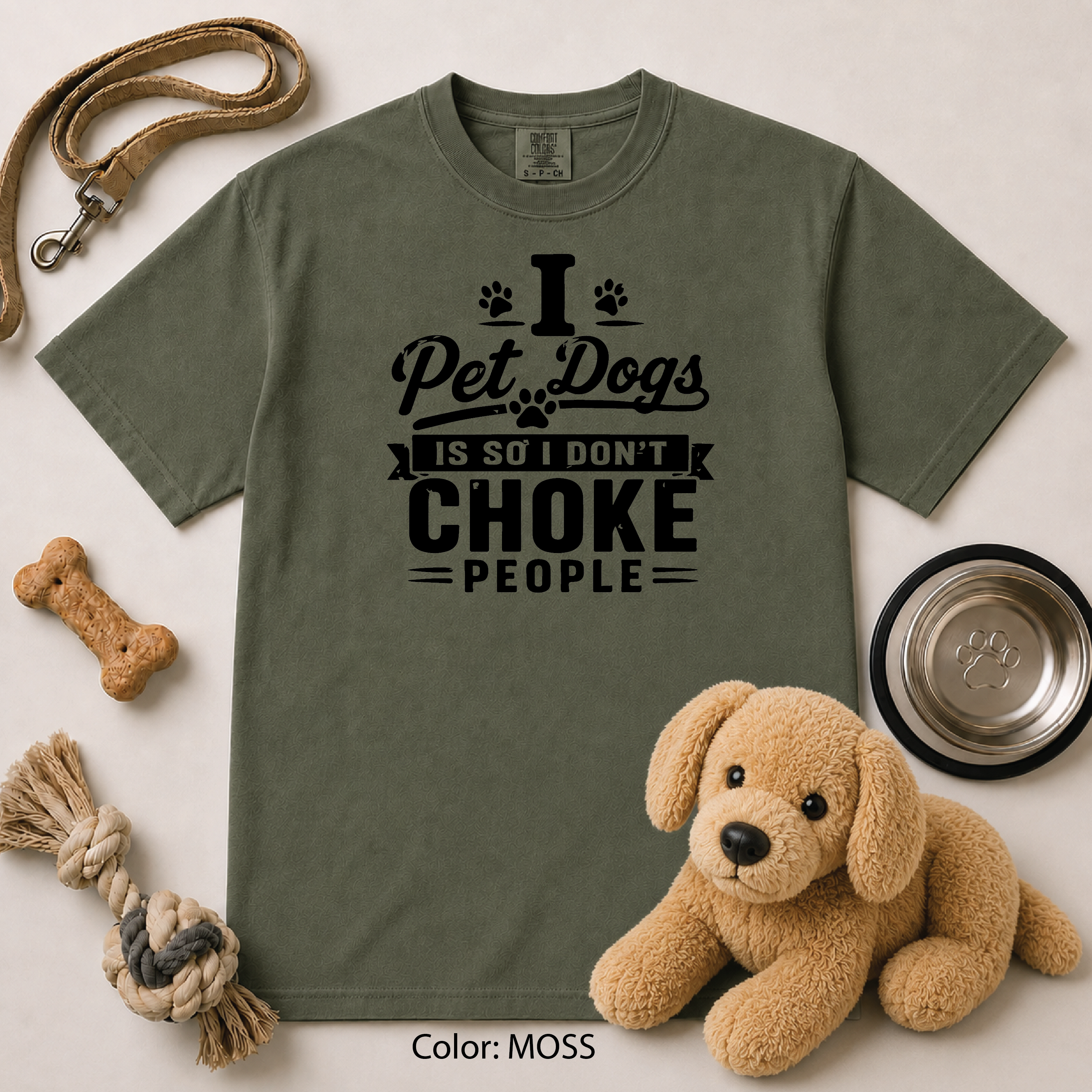 119 I pet Dogs Sp I Don't Choke People