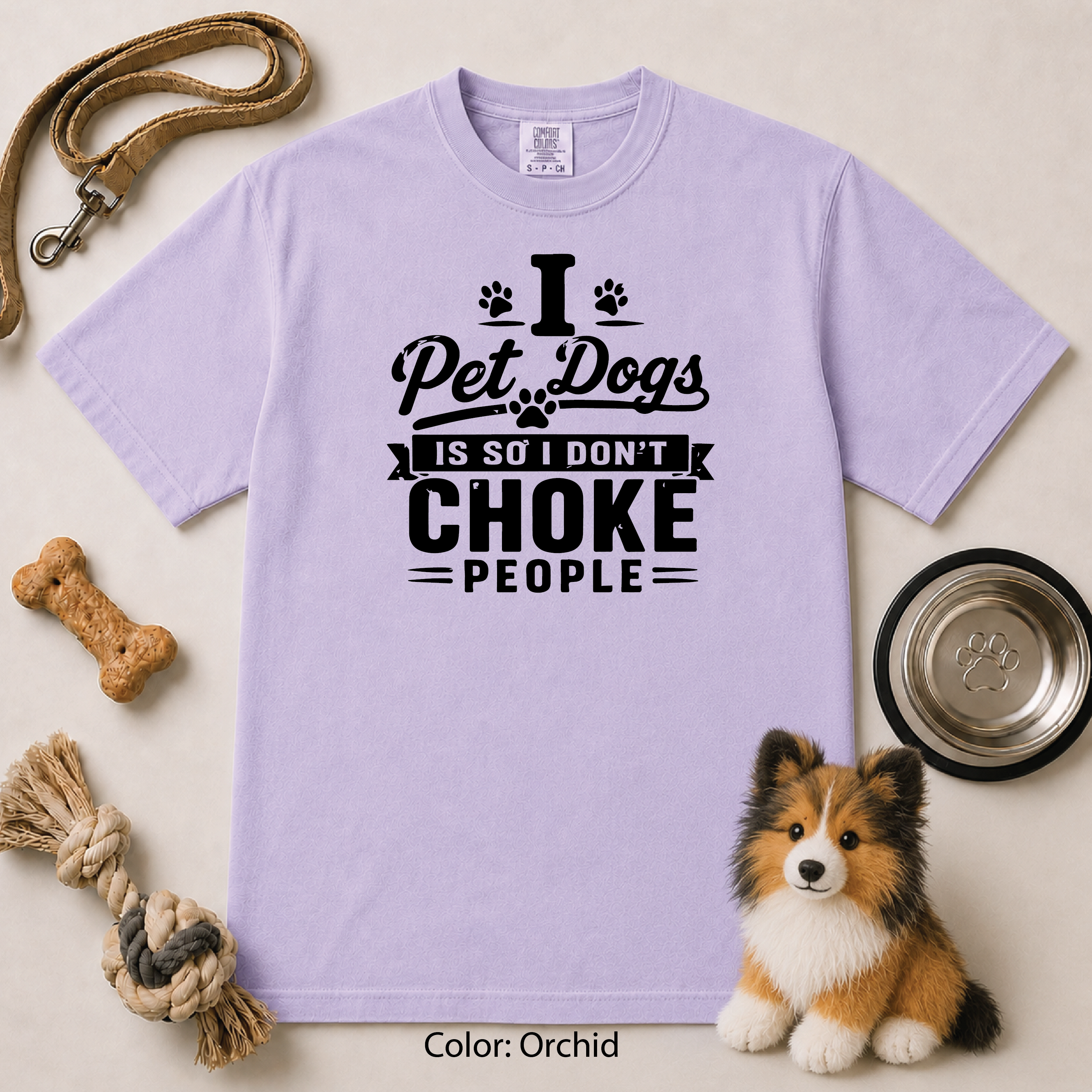 119 I pet Dogs Sp I Don't Choke People