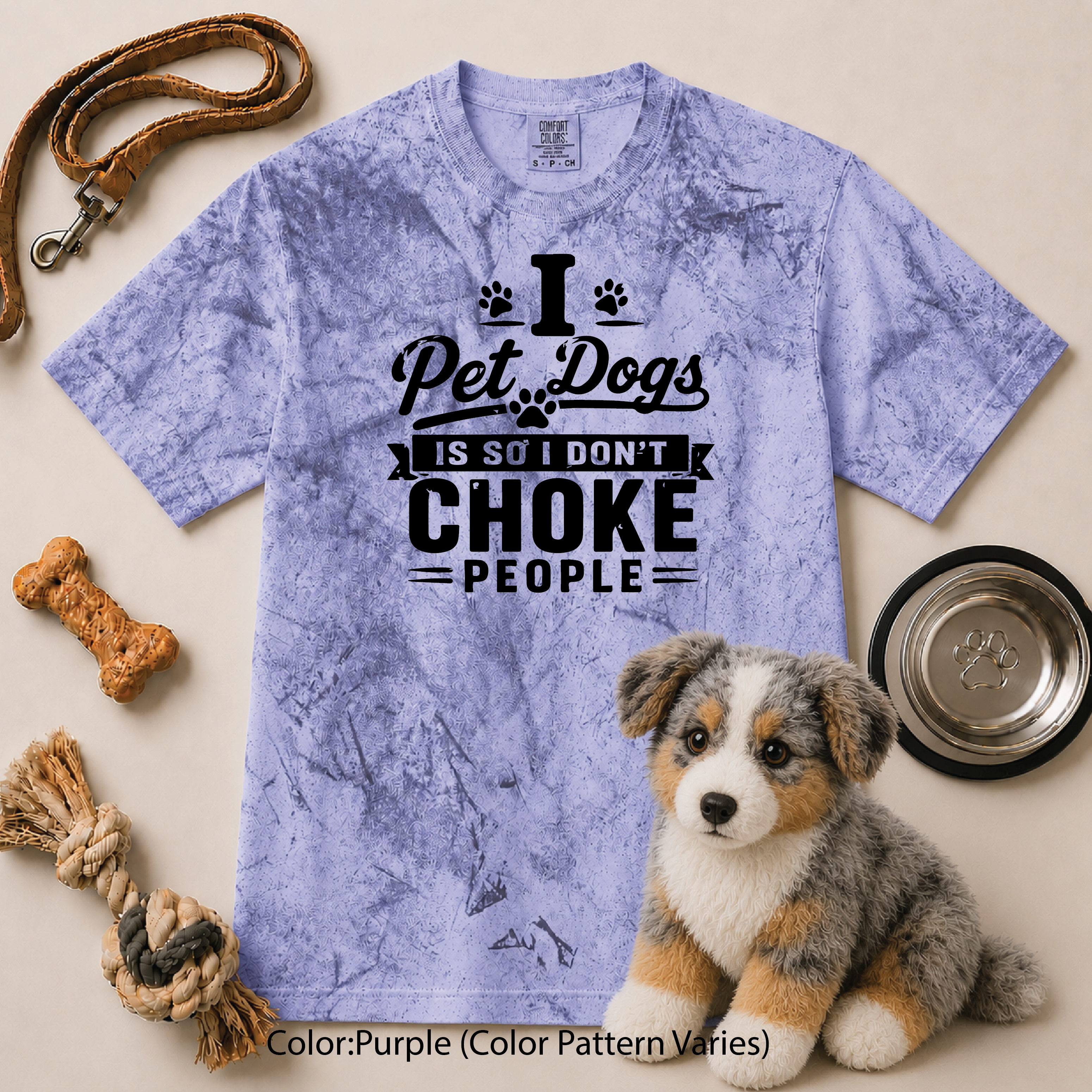 119 I pet Dogs Sp I Don't Choke People