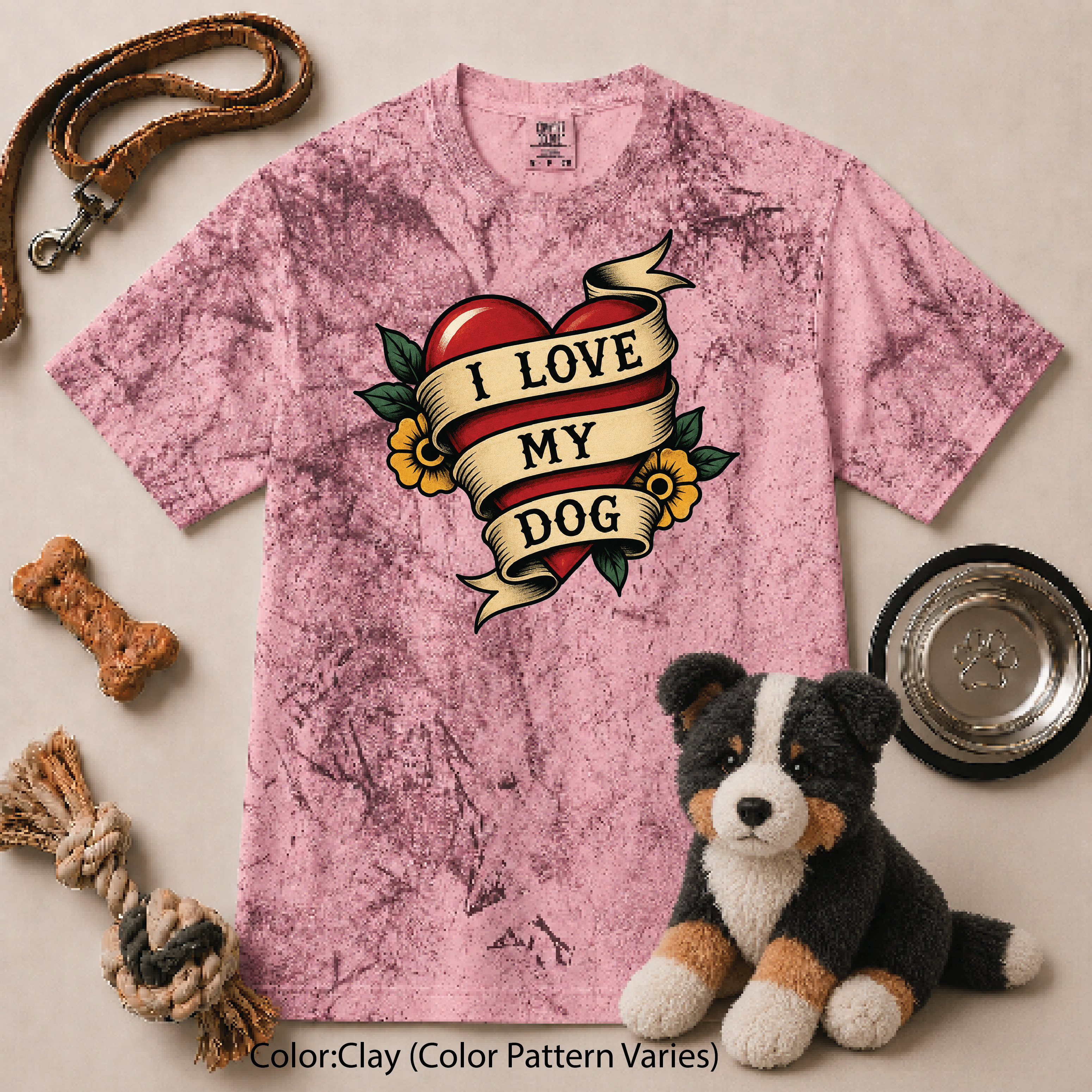 139 I Love My Dog Heart TAT